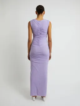 Christopher Esber Venus Tank Dress Lilac Size AU 8 for rent on The Volte - image 3