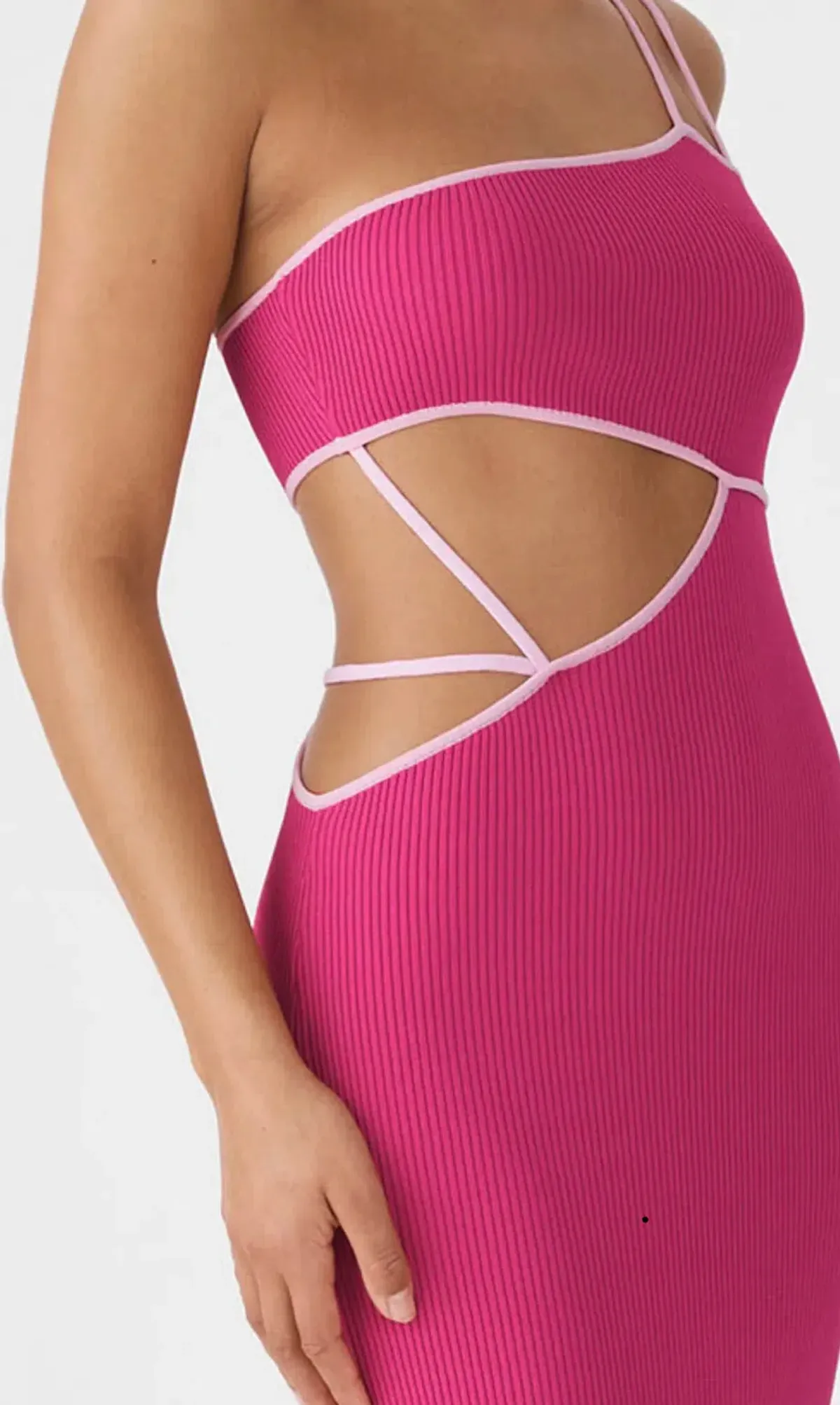 San Sloane Nathalya Midi Dress Pink Size Small/Au 8 - Image 2