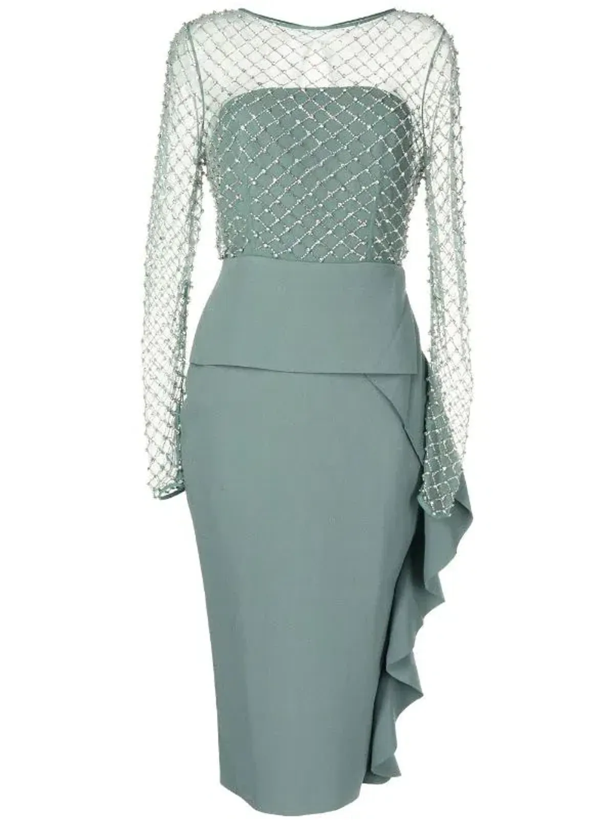 Rachel Gilbert Estelle Dress Green Size 4/Au 14 - Image 3