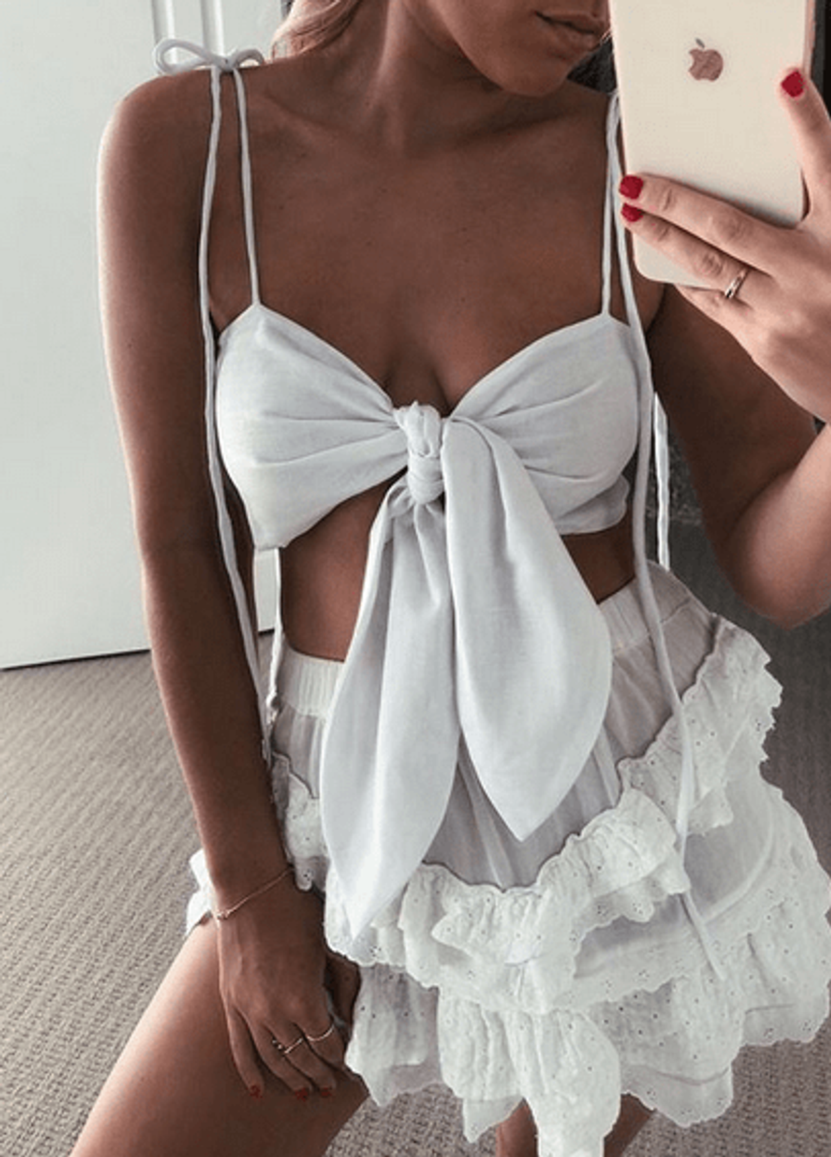 LULU SKIRT AND TIE BRA TOP - Image 2