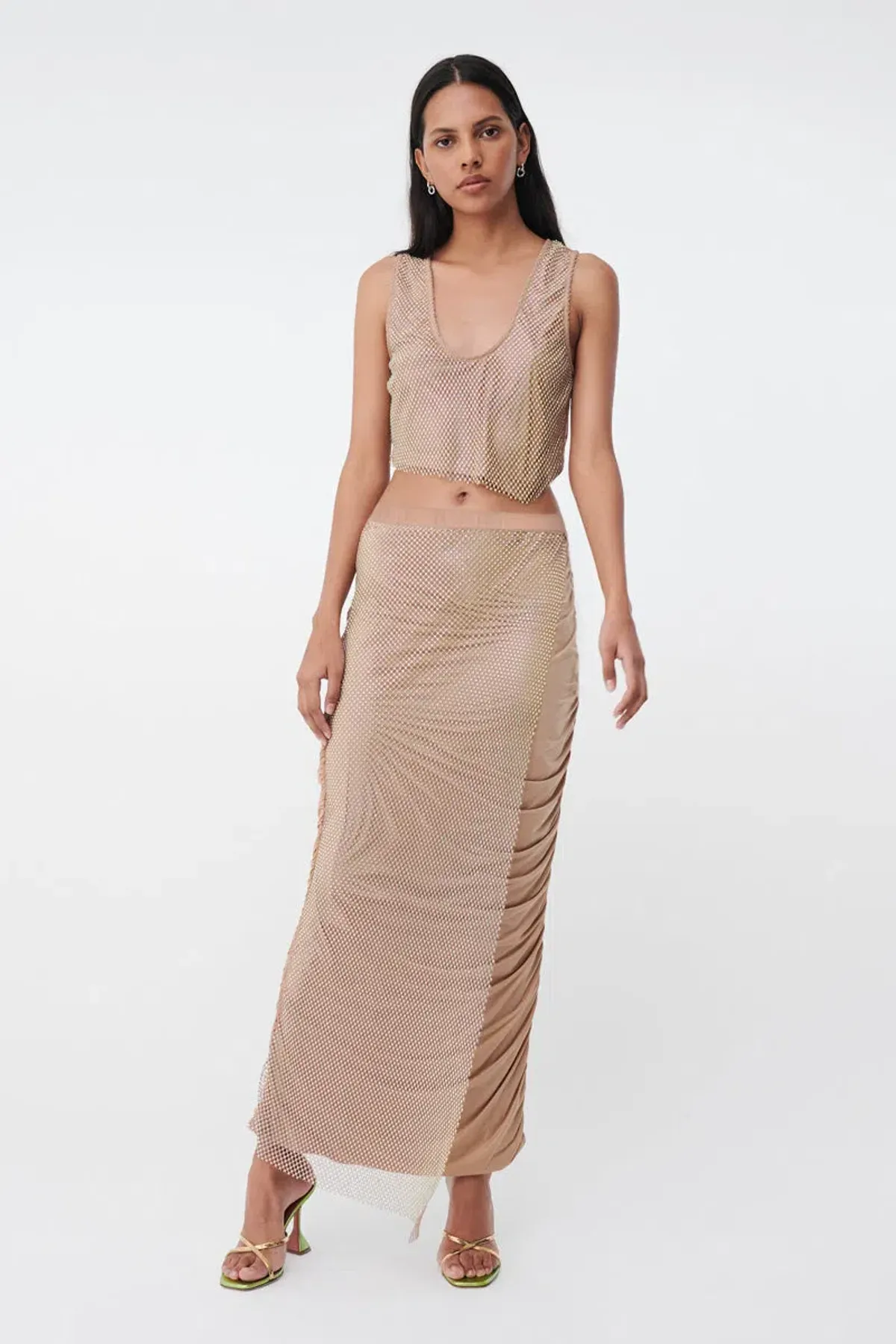 Suboo Dali Asymmetric Set (Top & Skirt) Nude Size S / AU 8 - Image 1