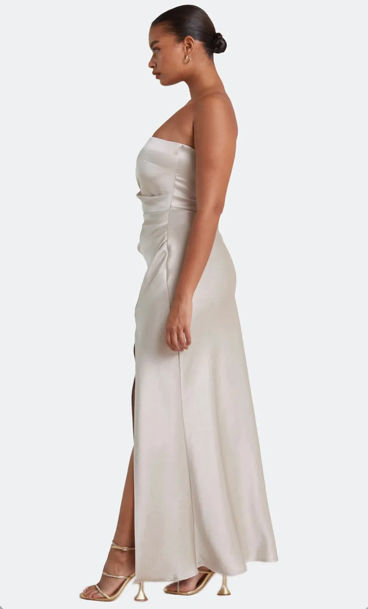 Bec & Bridge Dreamer Strapless Dress Sand Size AU 6 - Image 2