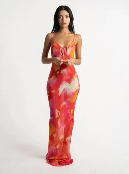 Isabelle Quinn Billie Maxi Dress Multi Size 6 for rent on The Volte - image 1