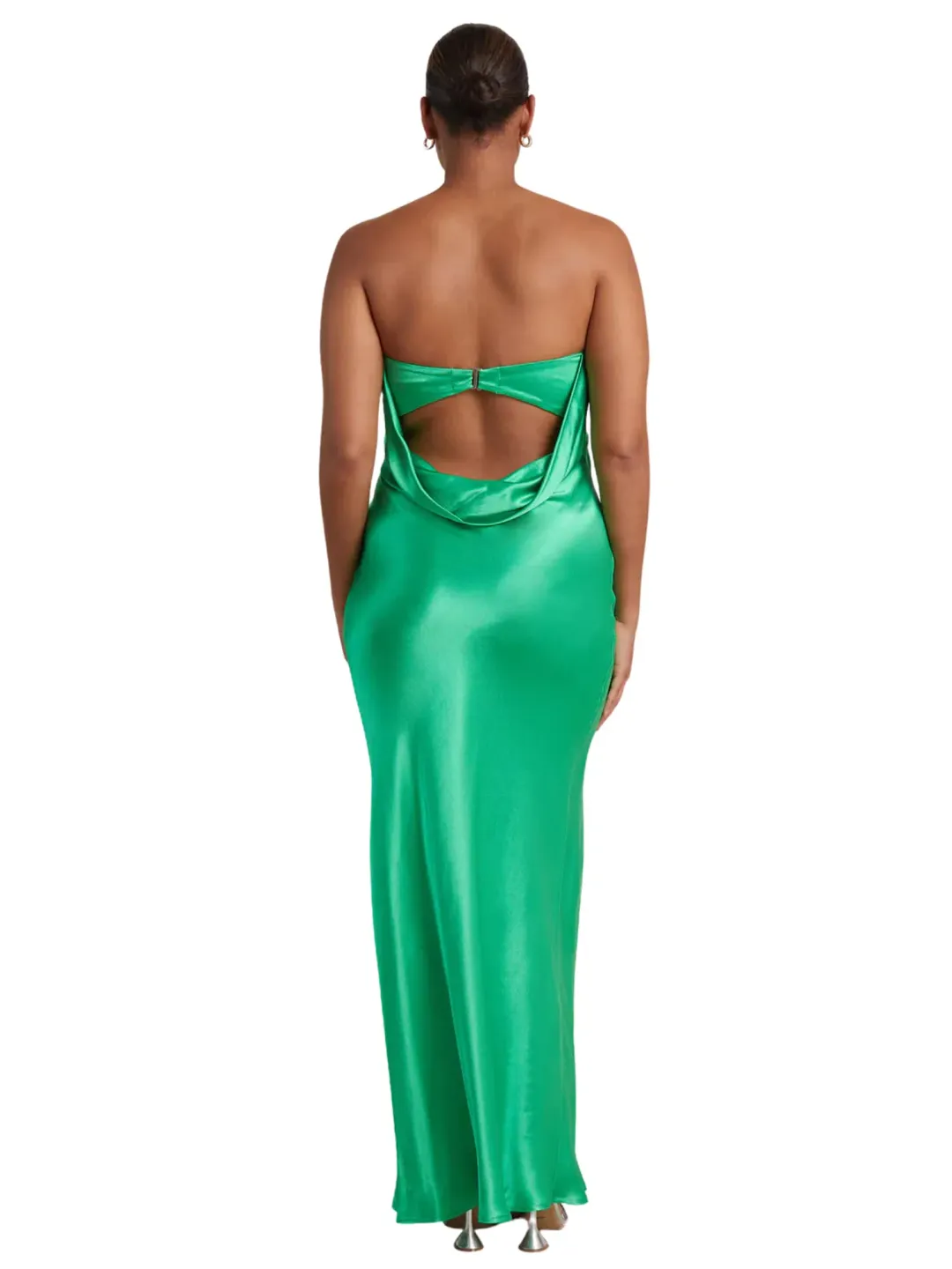 Bec & Bridge Moon Dance Strapless Dress Emerald Size AU 6 for rent on The Volte - main image
