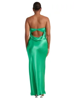 Bec & Bridge Moon Dance Strapless Dress Emerald Size AU 6 for rent on The Volte - image 2