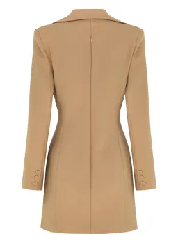 Anna Quan Mona Dress Beige Size 8 for rent on The Volte - image 4