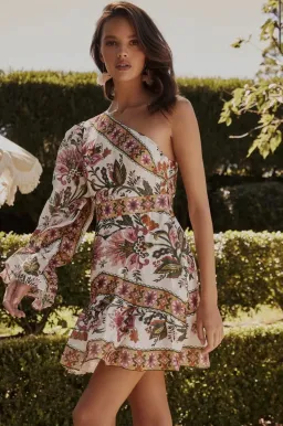 Talulah La Maison White Lotus Mini Dress Print Size 10 for rent on The Volte - image 4
