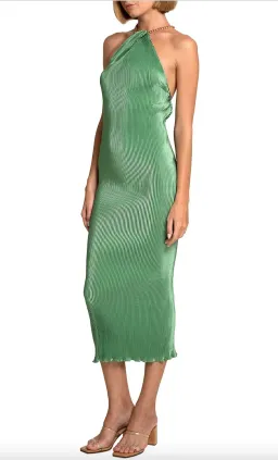 L’Idee Klum Chain Gown in Sea Green Size AU 6 for rent on The Volte - image 1