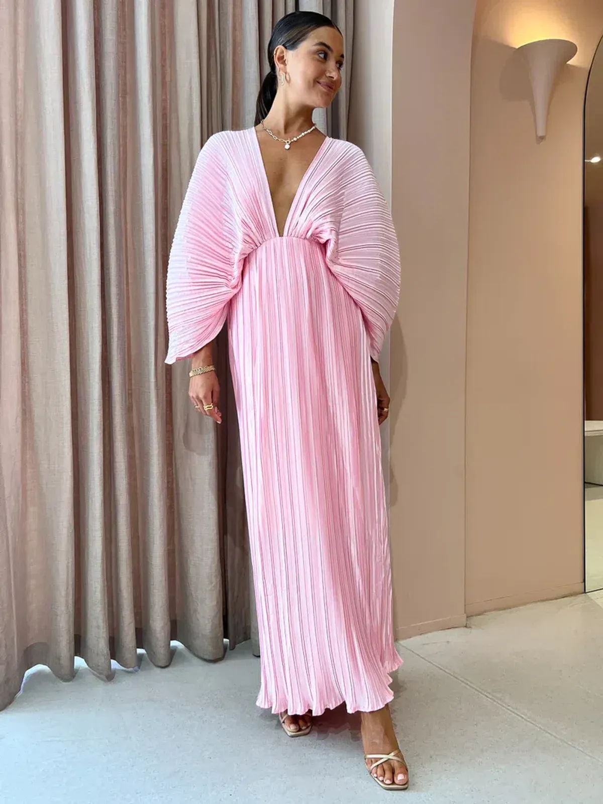 Sonya Gianna Dress In Dusty Rose Pink Size AU 8 - Image 2
