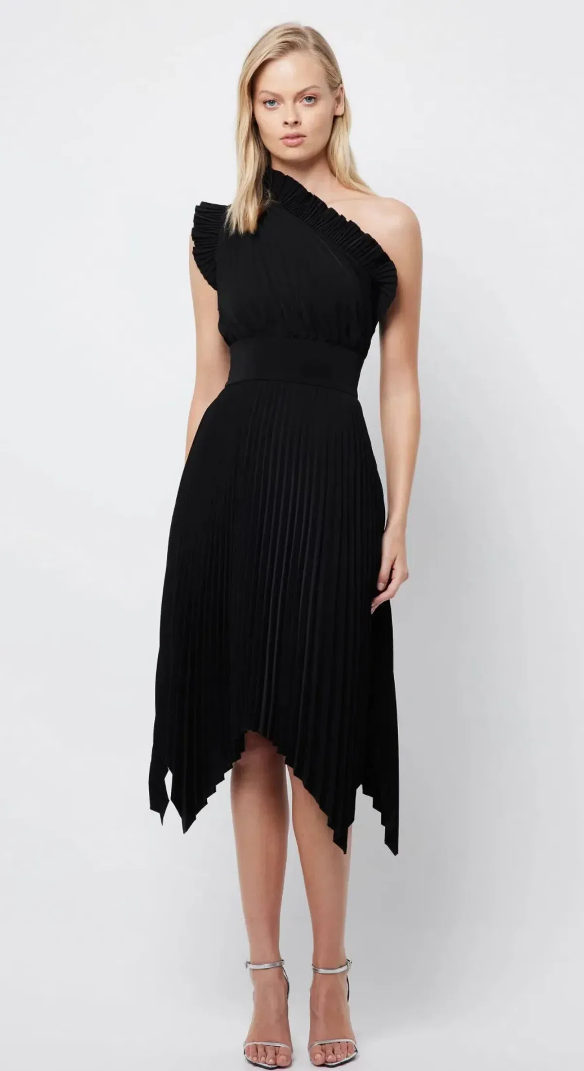 Mossman Lady Like Midi Dress Black Size 12 - Image 1