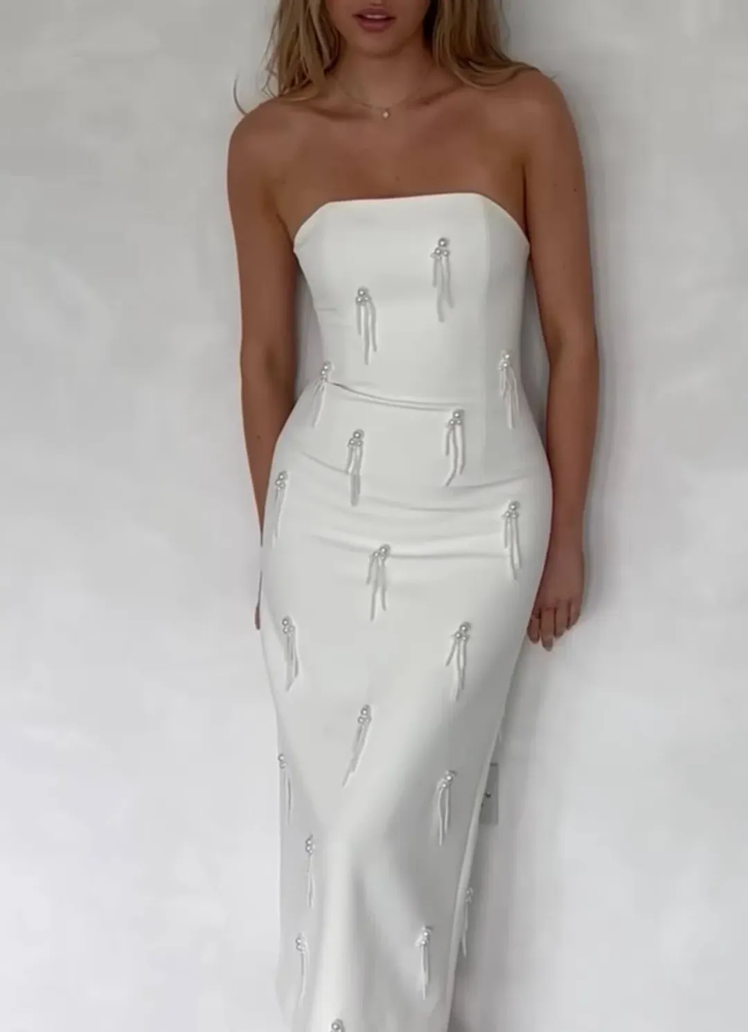 Odd Muse - The Ultimate Muse Embellished Midi Dress - Size M (10) for rent on The Volte - main image