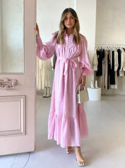 Alemais - Halycon Dress Pink - Size 6 for rent on The Volte - image 1