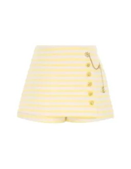 Zimmermann The High Tide Nautical Skort in Yellow/Cream Stripe Size 0/AU 8 for rent on The Volte - image 2