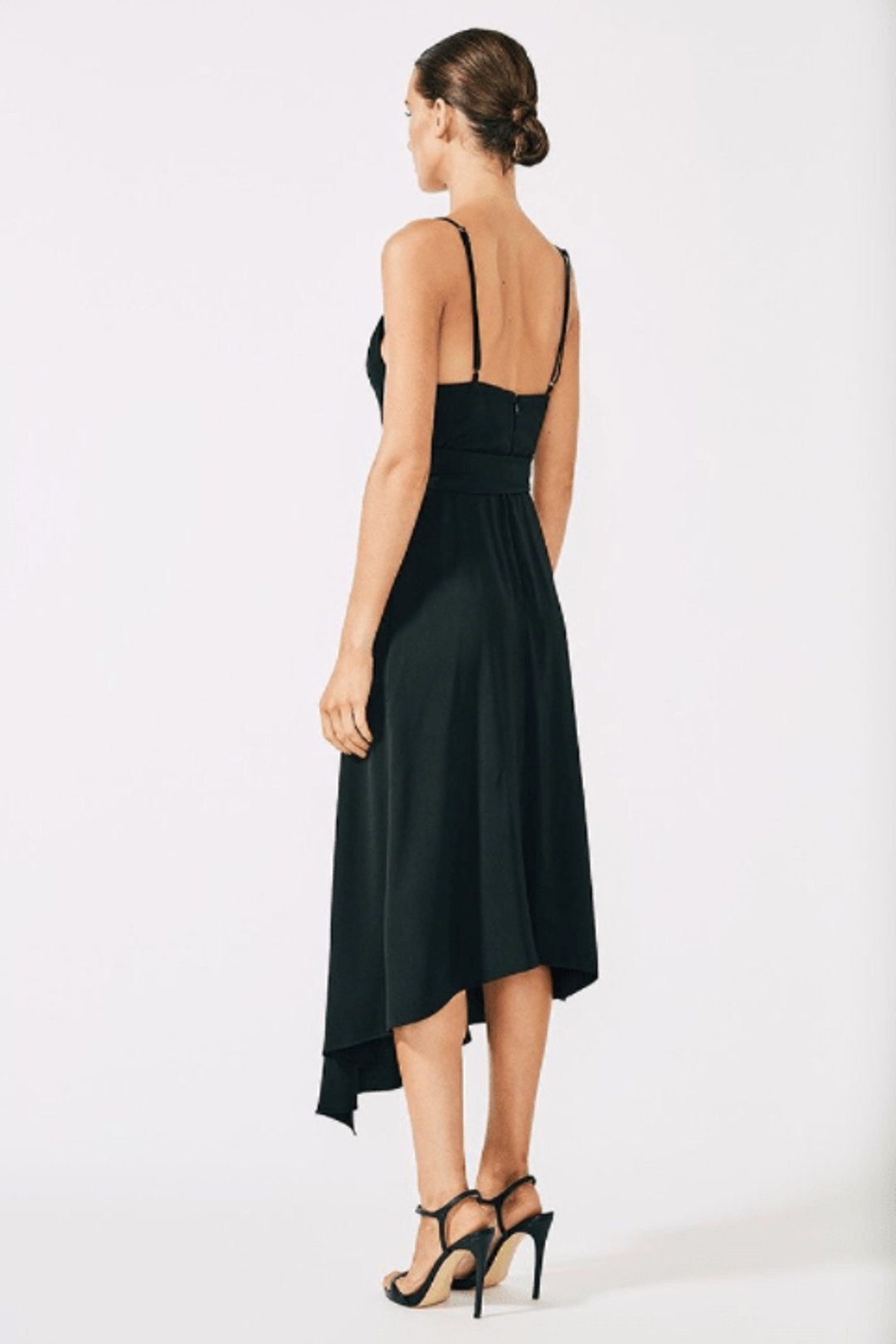 SHONA JOY Voltaire Cocktail Dress | Colour: Black for rent on The Volte - main image