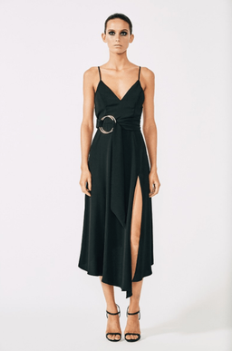 SHONA JOY Voltaire Cocktail Dress | Colour: Black for rent on The Volte - image 1