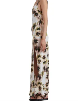 Bec & Bridge Bloom Bias Cut With High Split Linen Maxi Dress Floral Size 12 / L for rent on The Volte - image 2