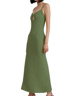 Bec & Bridge Effie Knit Key Maxi Dress Green Size L / Au 12 for rent on The Volte - image 4
