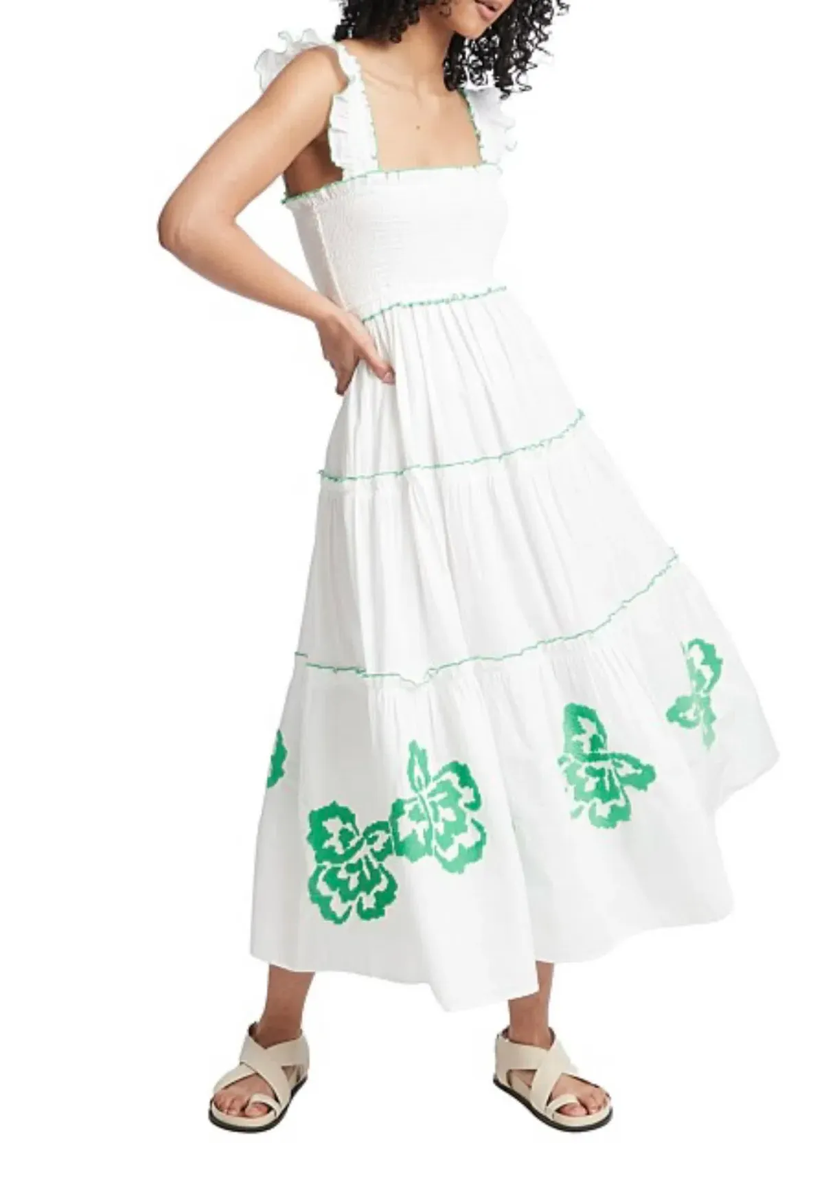 Steele Aura Sleeveless Maxi Dress in Flora Size S for rent on The Volte - main image