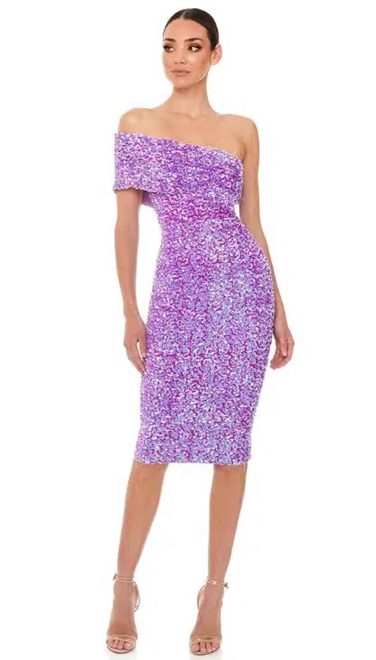 Eliya The Label Alyssa Dress Midi Purple Size M / AU 10 for rent on The Volte - main image
