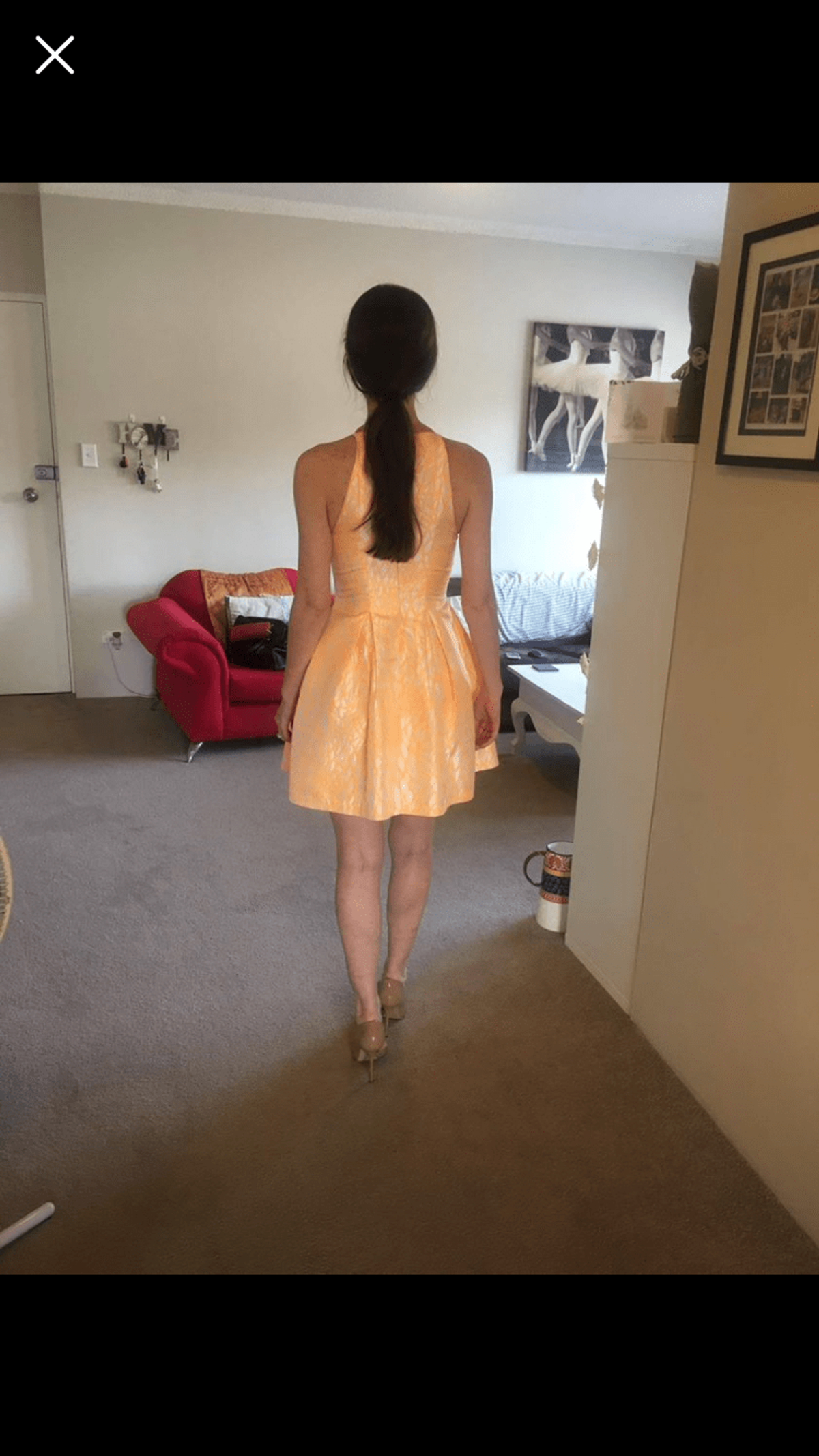 Kookai Gold Dress - Image 2