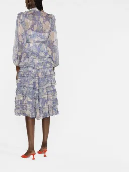 Zimmermann Scallop Cosmic Midi Blue Size 4 / AU 16 for rent on The Volte - image 3