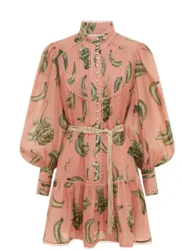 Alemais Bananarama Mini Dress Pink Size AU 10 for rent on The Volte - image 2