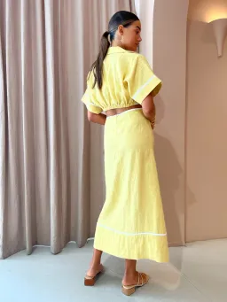 Roame Parque Dress in Butter Size 6 for rent on The Volte - image 2