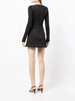 Rachel Gilbert Stella Mini Dress Black Size 0 / AU 6 for rent on The Volte - image 3