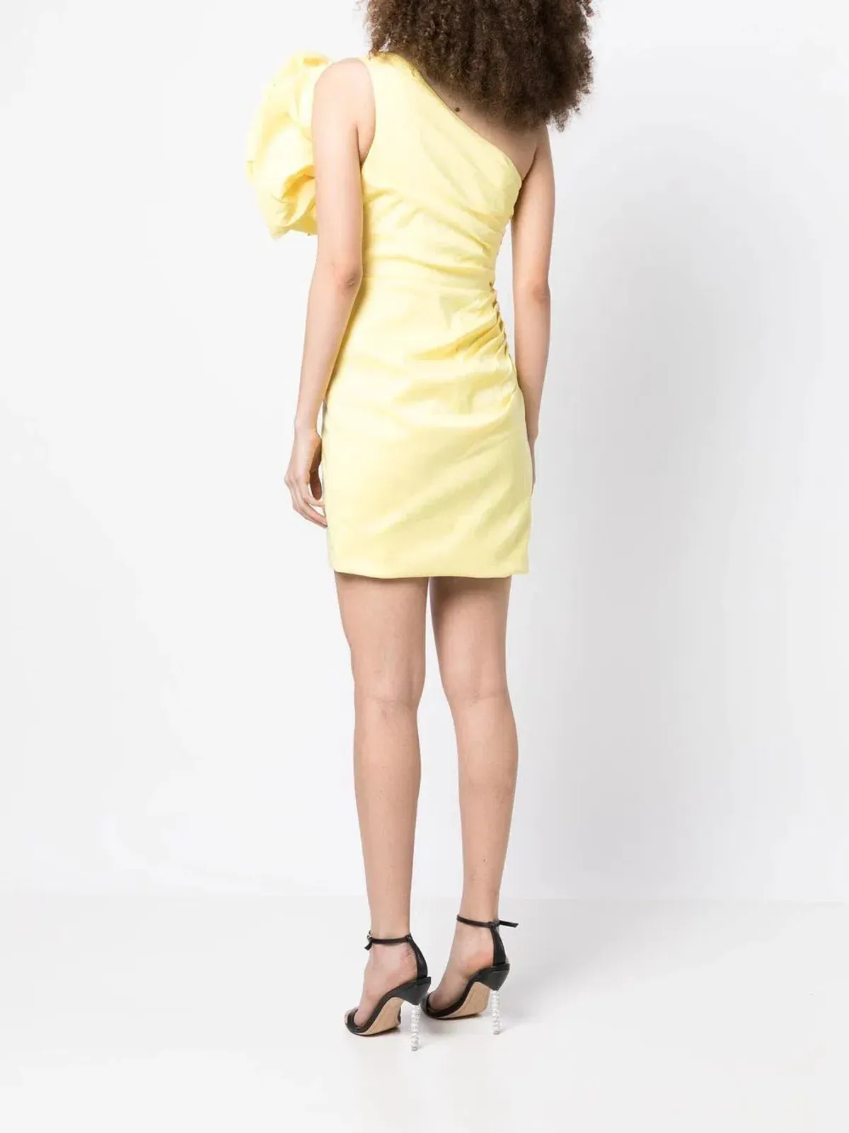 Rachel Gilbert Evana Mini Dress Yellow Size 0 / AU 6 - Image 3