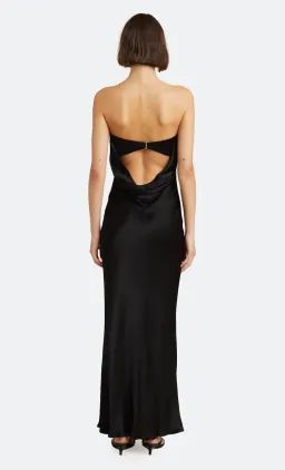 Bec & Bridge Moon Dance Strapless Maxi Dress Black Size 8 for rent on The Volte - image 2