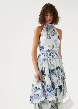 Aje Sienna Maxi Dress Lavenders of Provence Print Size 12 for rent on The Volte - image 2