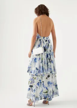 Aje Sienna Maxi Dress Lavenders of Provence Print Size 12 for rent on The Volte - image 4