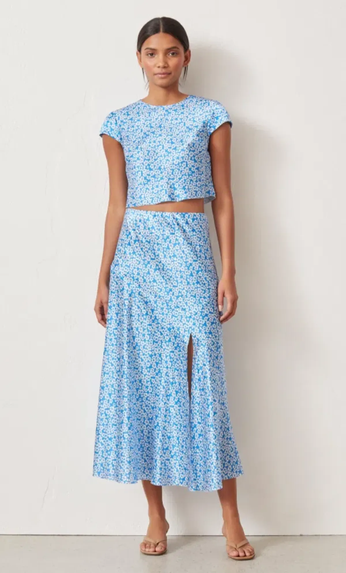 Bec & Bridge Alizee Top and Skirt Set Blue Size 10 - Image 1