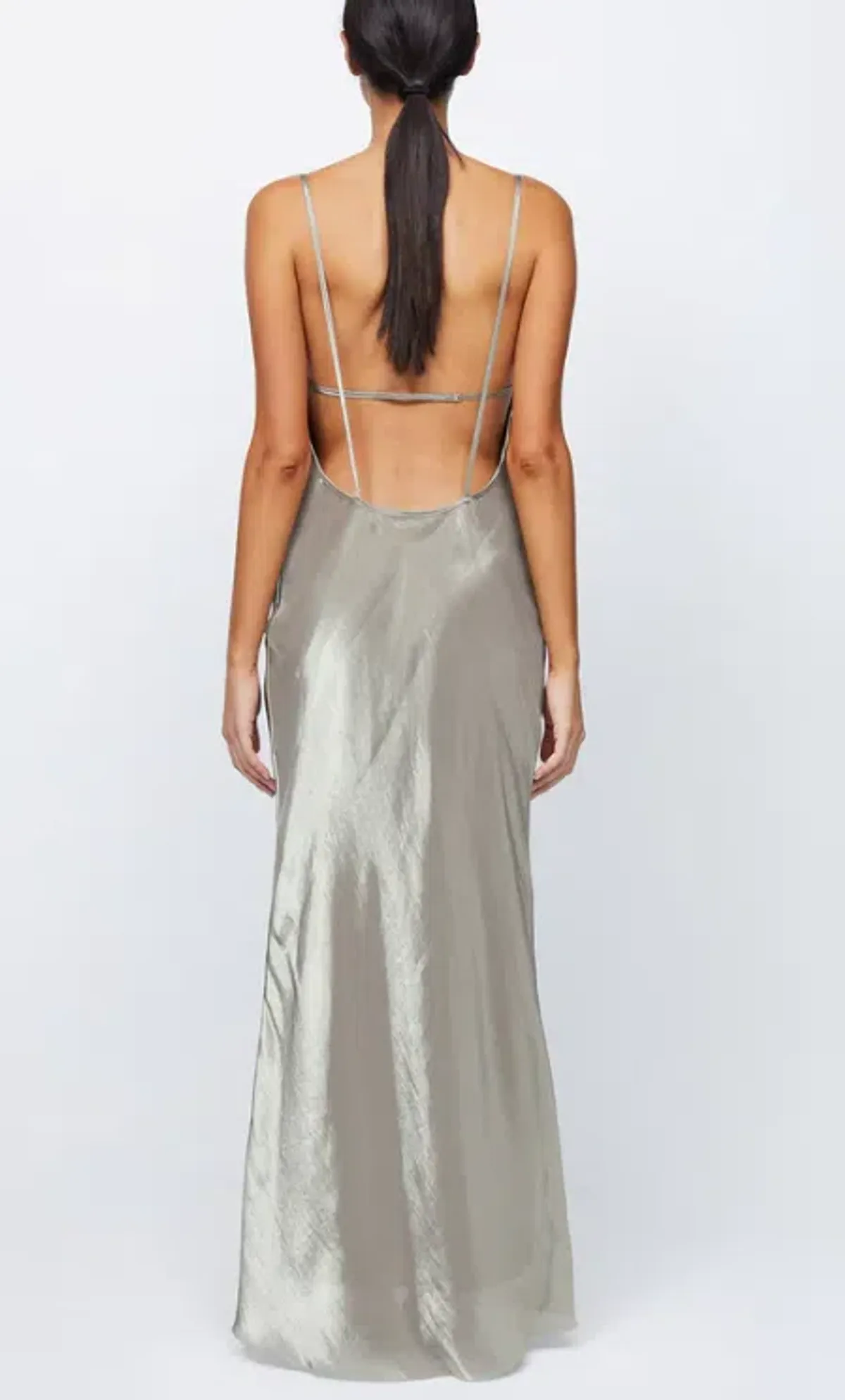 Bec & Bridge Fleur Dress Silver Size 8 - Image 2