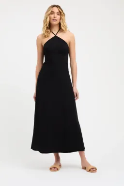 Kookai Hayman Cross Tie Dress Black Size AU 6 for rent on The Volte - image 1
