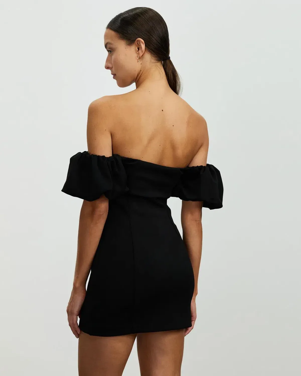 Lover Nicoletta Mini Dress Black Size AU 12 - Image 3