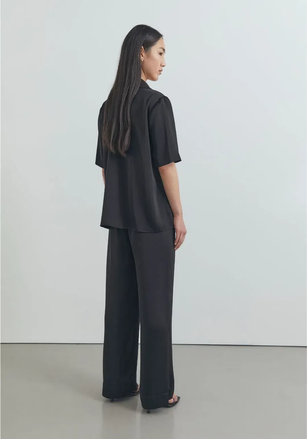Viktoria And Woods Chorus Shirt And Pilot Pant Set Black Size 14 for rent on The Volte - main image