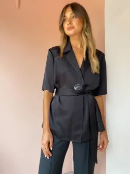 Viktoria And Woods Chorus Shirt And Pilot Pant Set Black Size 14 for rent on The Volte - image 3