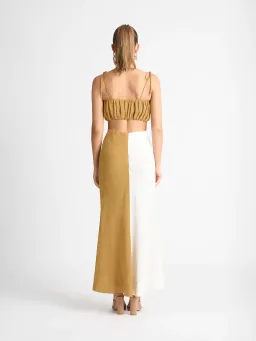 Sheike High Hopes Skirt & Crop Brown Size AU 10 for rent on The Volte - image 2