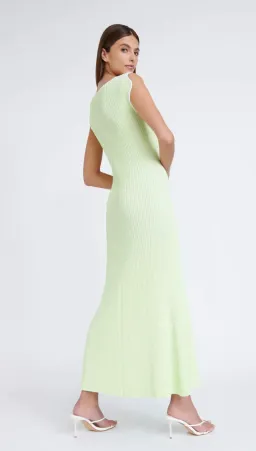 By Johnny Lara Ribbed Knit Dress Mint Size 14 / XL for rent on The Volte - image 3