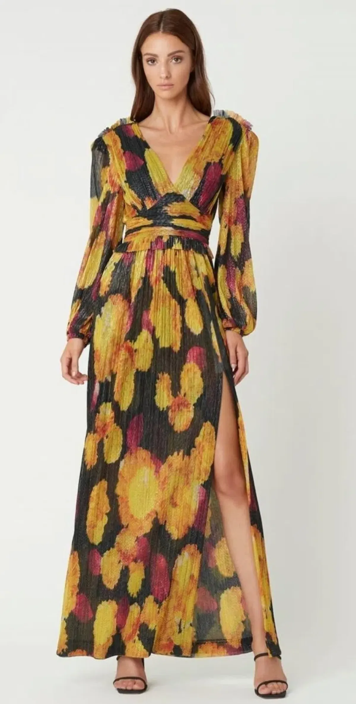 Rebecca Vallance Astoria Long Sleeve Gown Multi Size 10 - Image 2