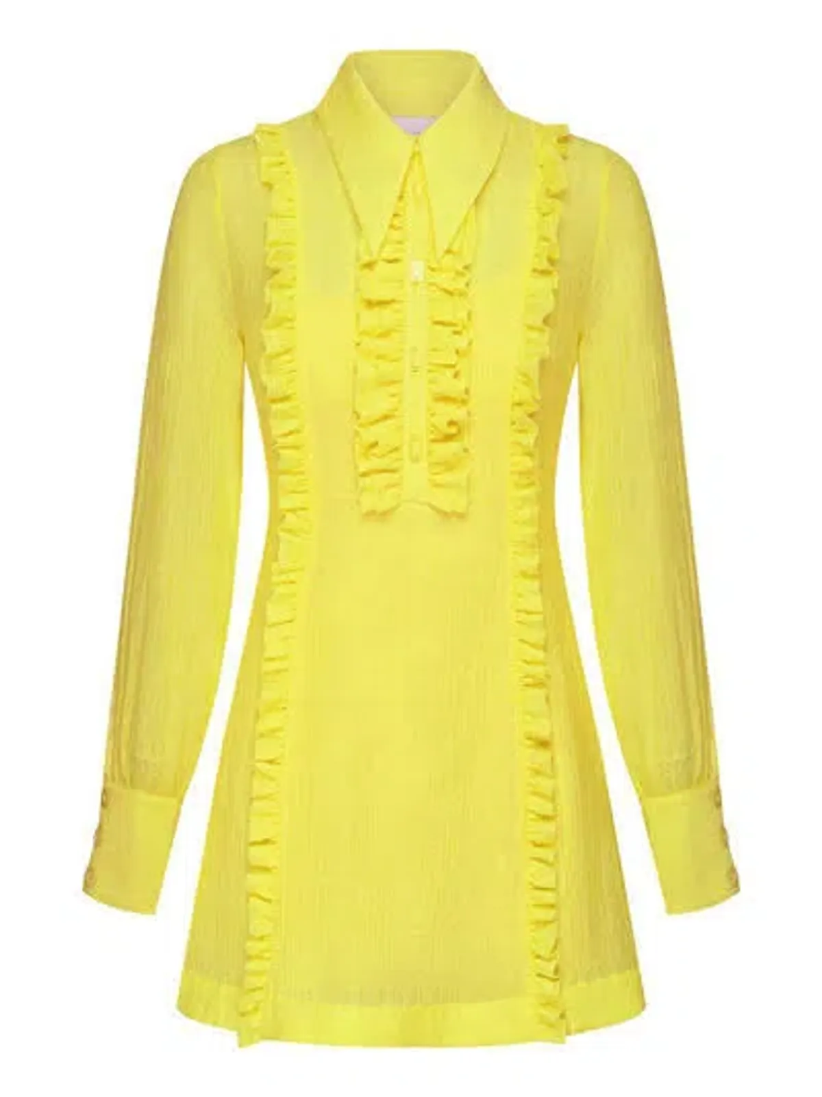 Alice McCall Lover Girl Mini Dress Yellow Size 8 - Image 6