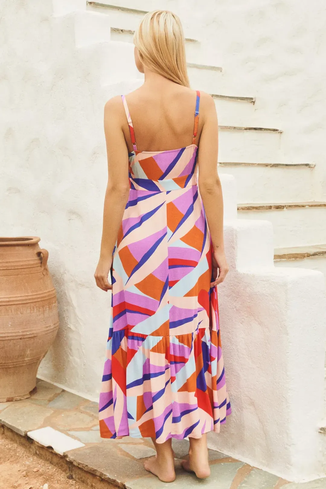 Mister Zimi Summer Hazel Dress in Symi Multi Size 8 for rent on The Volte - main image