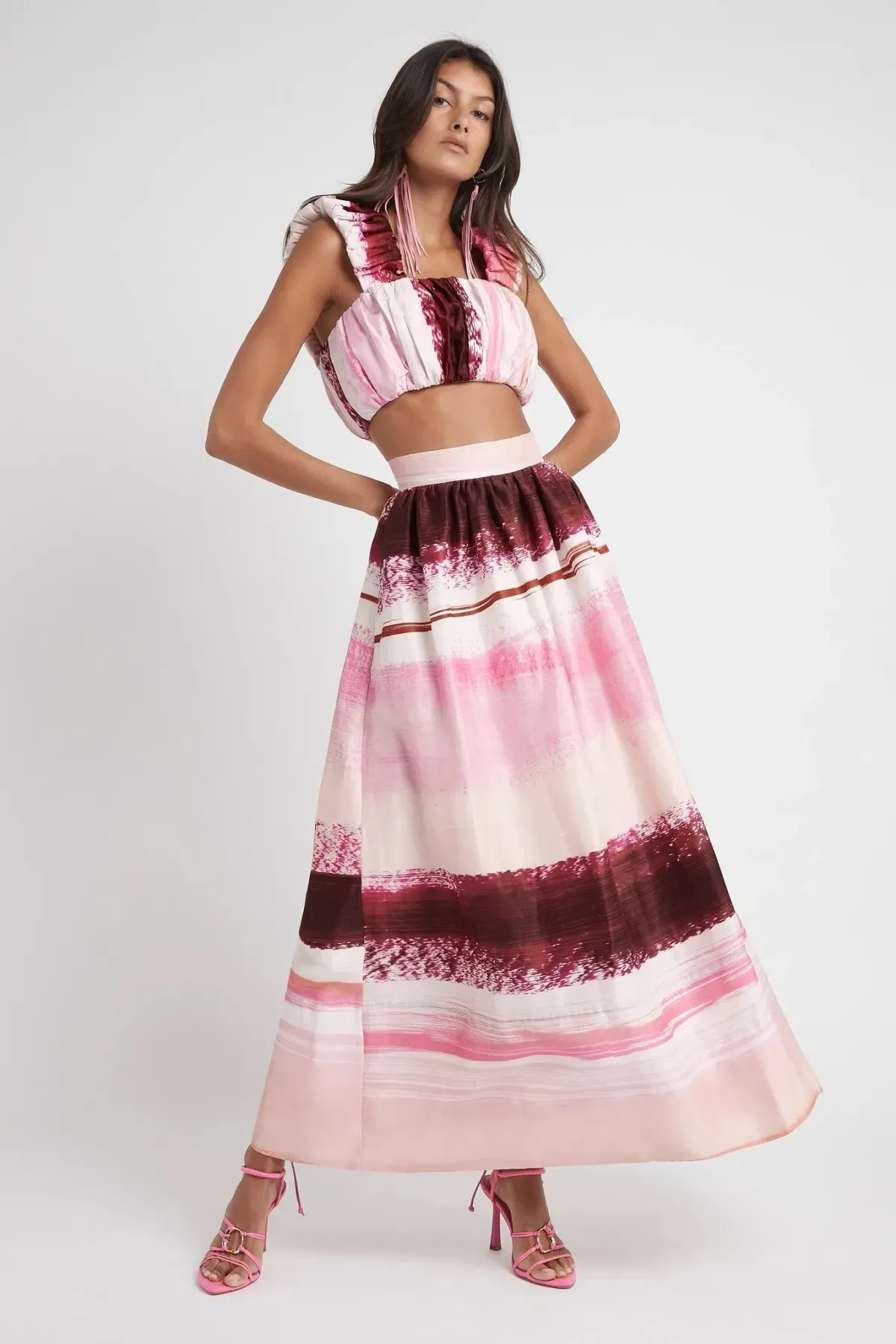 Aje Kasbah Top & Skirt Set Print Size 6 - Image 2