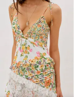 For Love & Lemons Rosalyn Maxi Dress Flower Size M/AU 10 for rent on The Volte - image 2