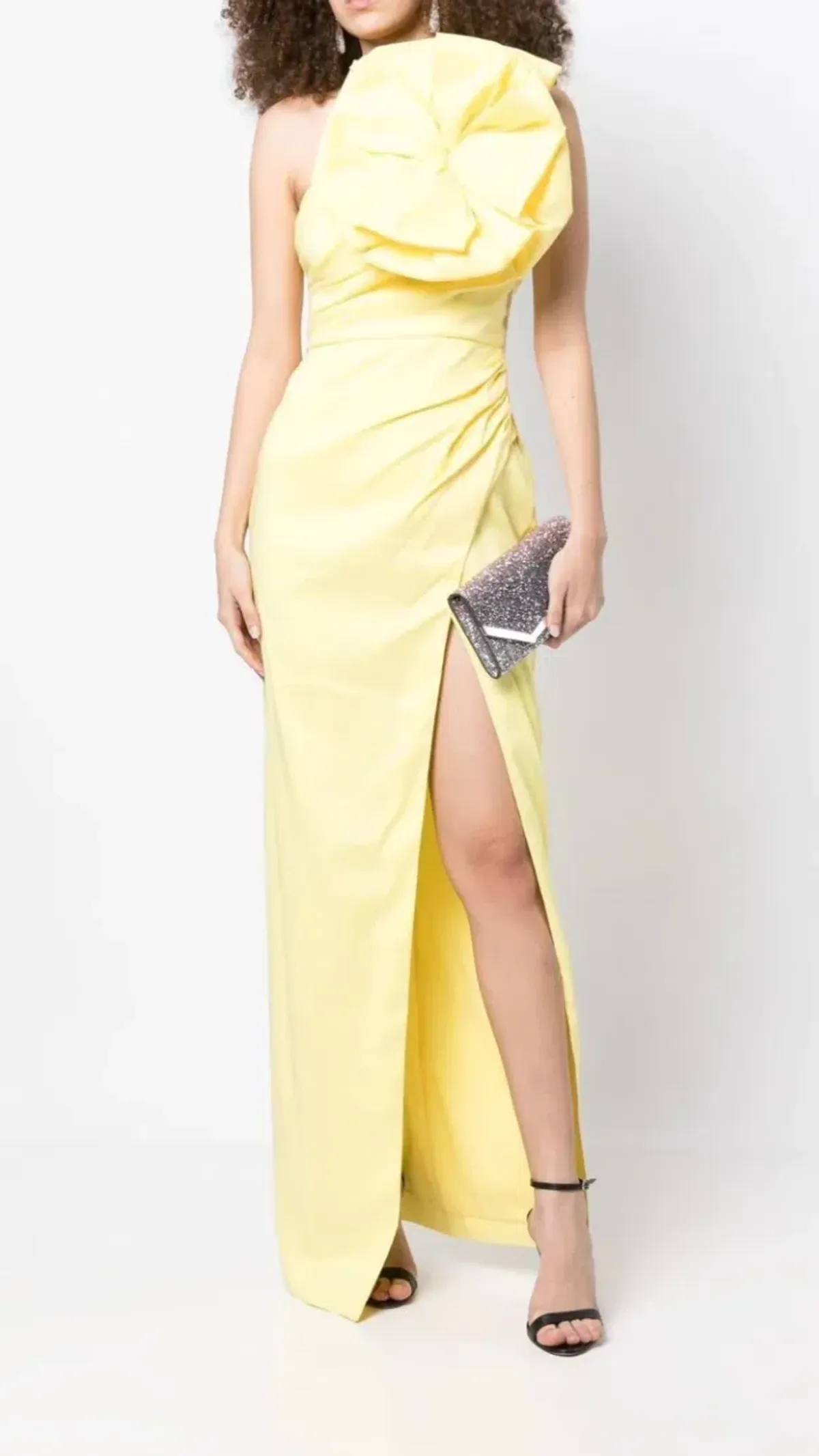 Rachel Gilbert Evana Gown in Yellow Size 3/AU12 - Image 2