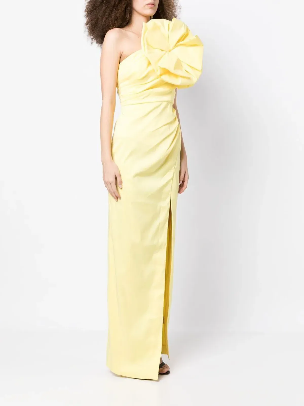 Rachel Gilbert Evana Gown in Yellow Size 3/AU12 - Image 1