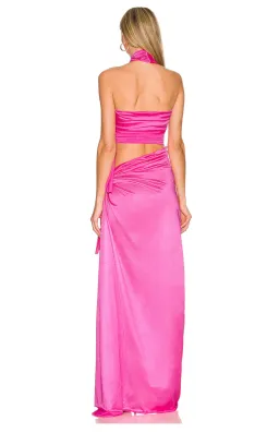 Bronx & Banco Cleopatra Maxi Dress Pink Size 8 for rent on The Volte - image 4