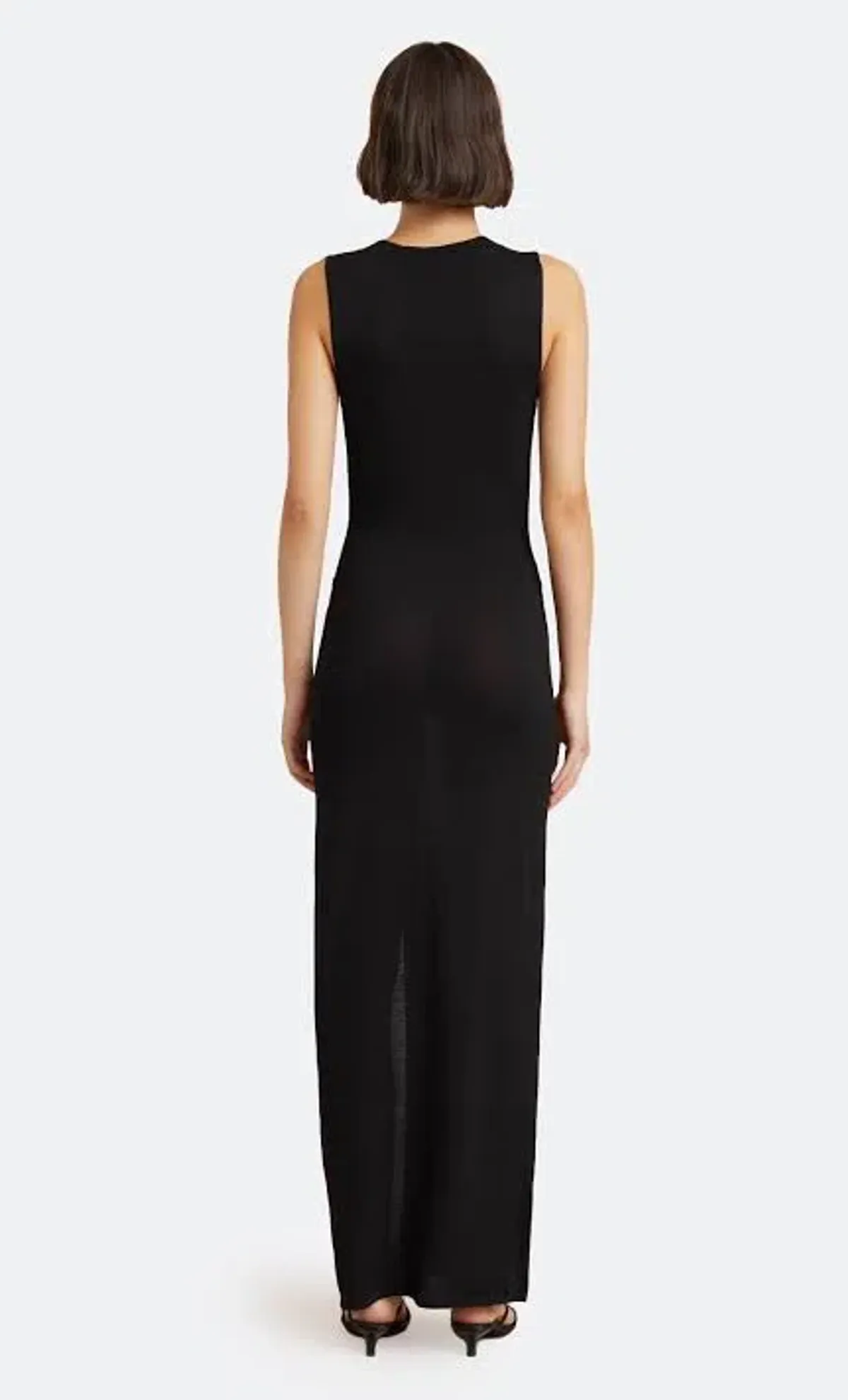 Bec & Bridge Janet Knit Maxi Dress Black Size 8 - Image 4