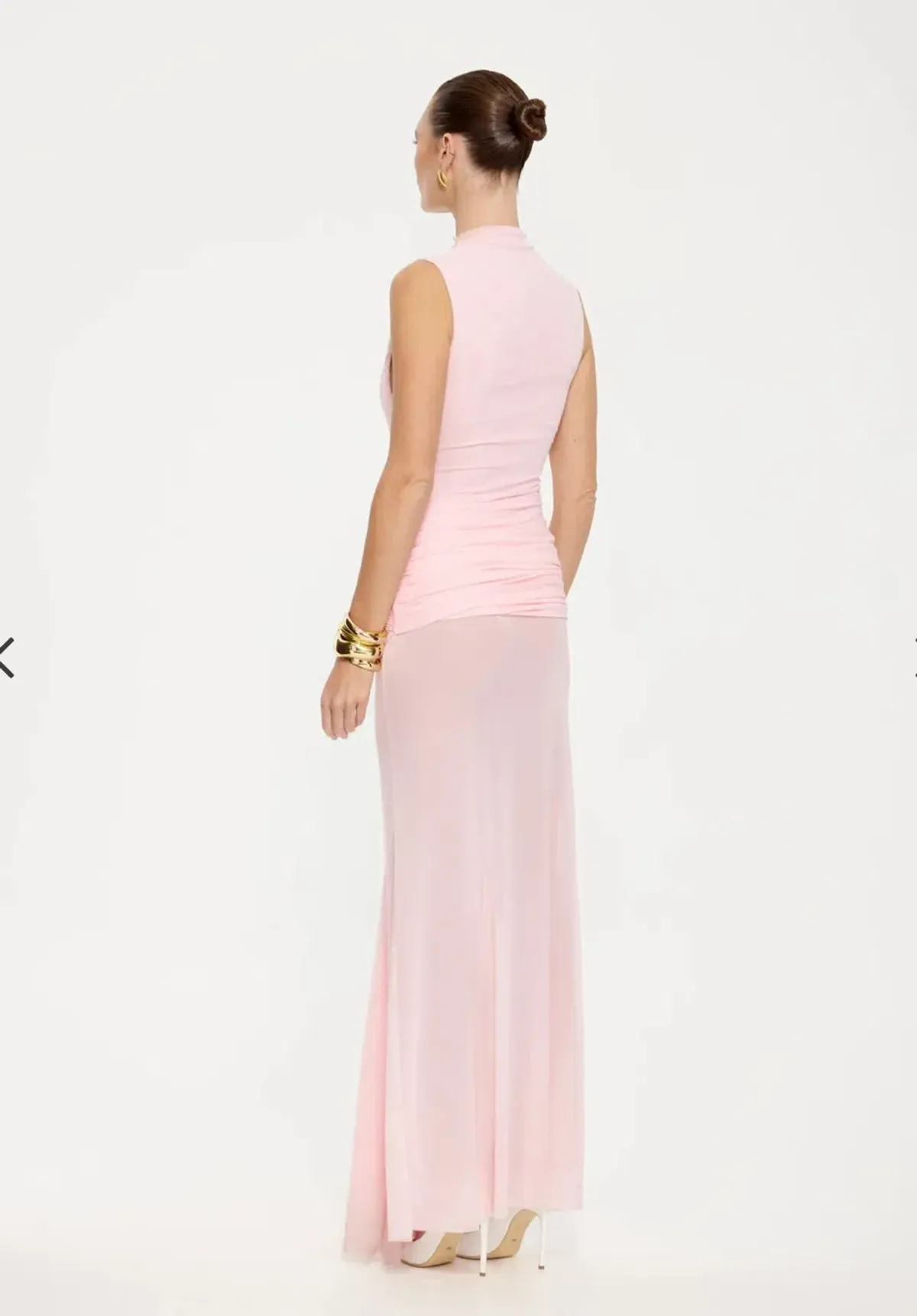 ROZA MAXI DRESS IN PETAL PINK Effie Kats - Image 3
